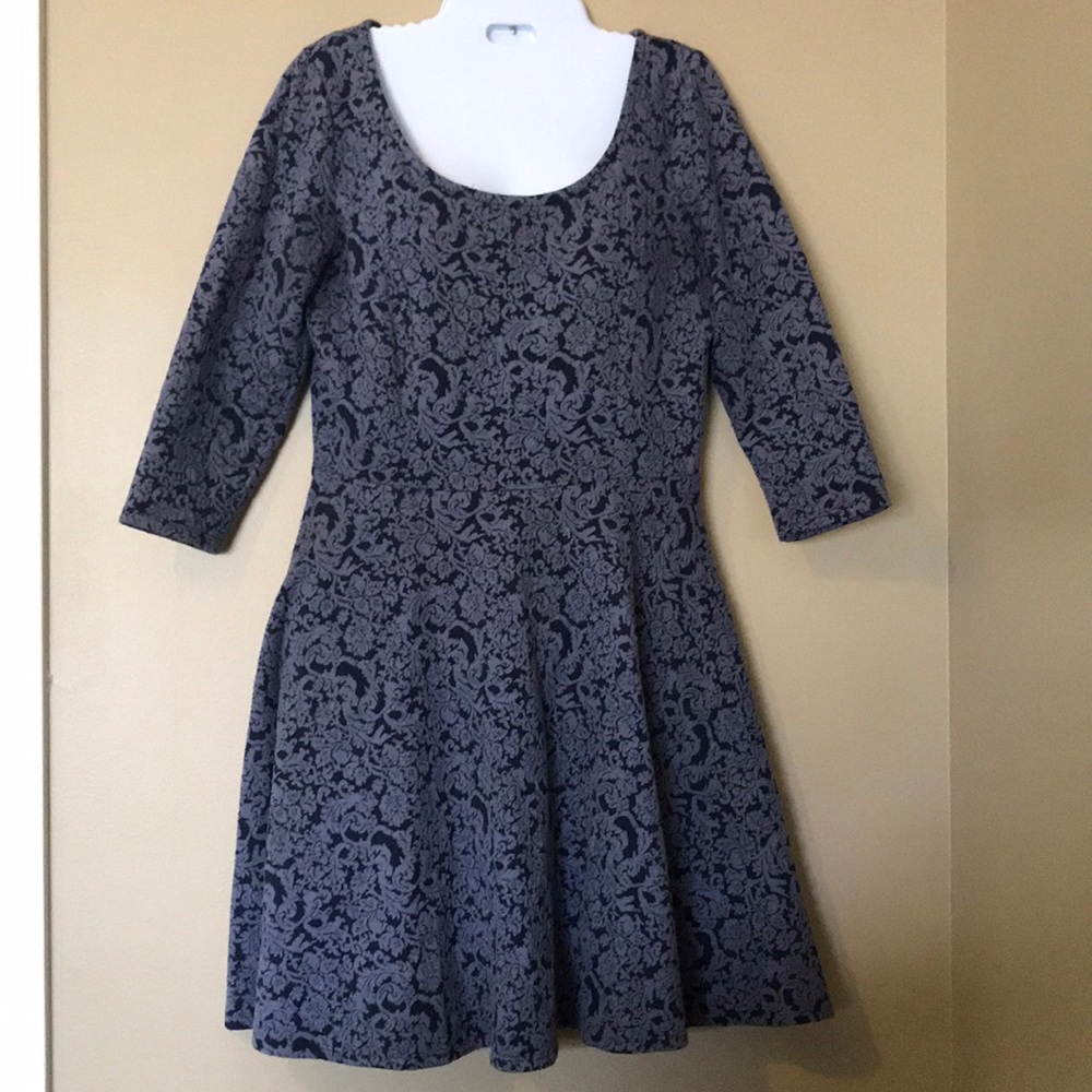 Blue Floral Dress